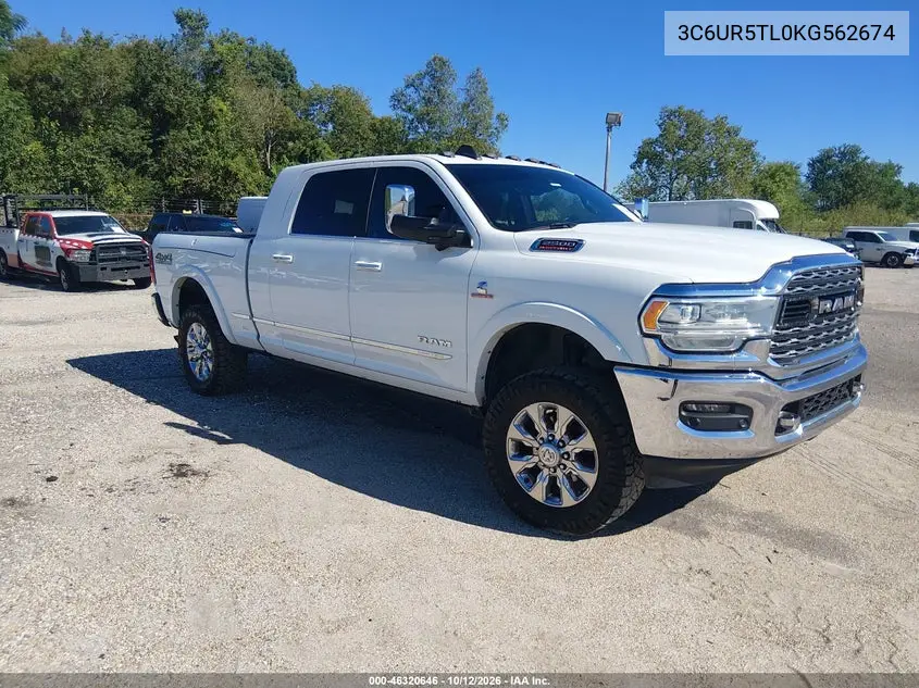 2019 Ram 2500 Limited 4X4 6'4 Box VIN 3C6UR5TL0KG562674 фото 2