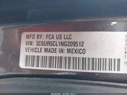 2022 Ram 2500 Tradesman 4X4 6'4 Box VIN 3C6UR5CL1NG209512 фото 9
