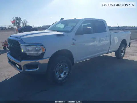 2022 Ram 2500 Big Horn 4X4 8' Box VIN 3C6UR5JLXNG119715 фото 2