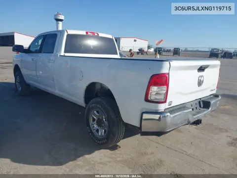 2022 Ram 2500 Big Horn 4X4 8' Box VIN 3C6UR5JLXNG119715 фото 3