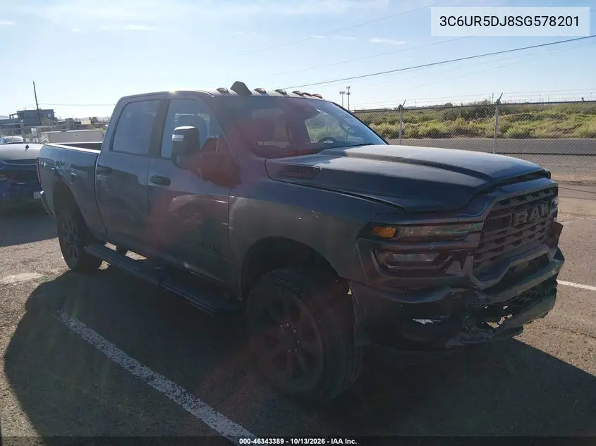2025 Ram 2500 Big Horn 4X4 6'4 Box VIN 3C6UR5DJ8SG578201 фото 2