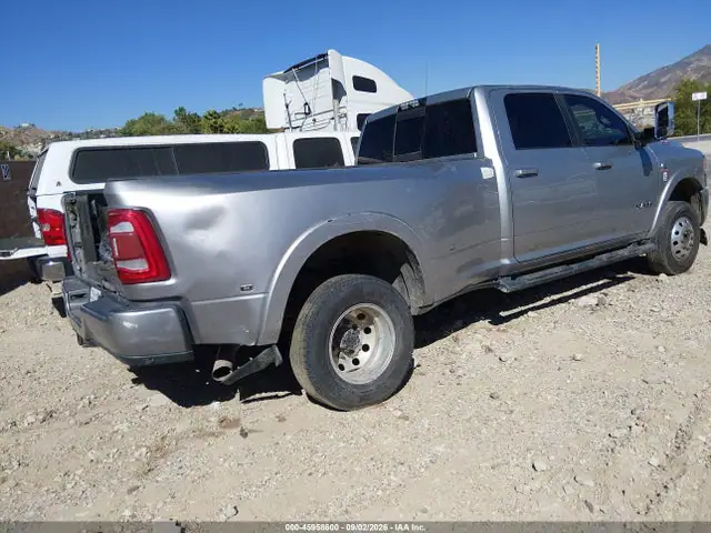 3C63RRJLXMG567342 — 2021 RAM 3500 Laramie 4X4 8' Box, фото 4 с аукциона IAAI 30.09.2026, Задняя часть справа