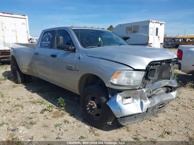3C63RRHL9EG298712 — 2014 RAM 3500 SLT, Передняя часть (Front), фото до ремонта