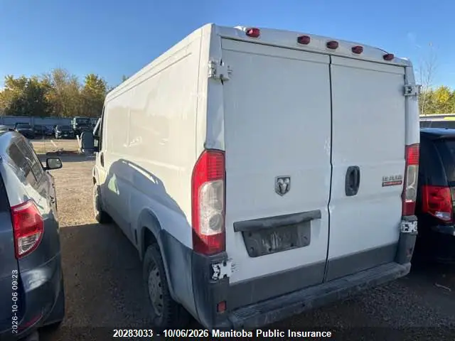 3C6TRVAG6GE134631 — 2016 RAM Promaster 1500 Cargo Van Ext, фото 3 с аукциона IAAI 14.10.2026, Град