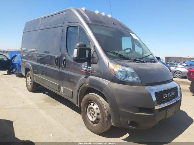 3C6LRVCG9ME531856 RAM Promaster 2500 High Roof 136 Wb 2021 — повреждение Задняя часть слева, фото до ремонта