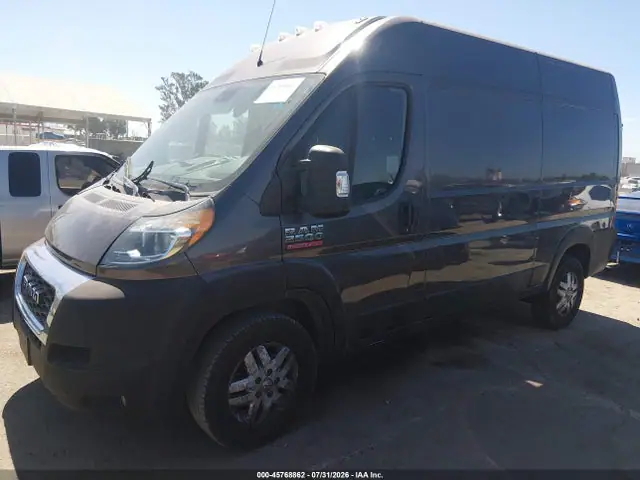 3C6LRVCG9ME531856 — 2021 RAM Promaster 2500 High Roof 136 Wb, фото 2 с аукциона IAAI 14.10.2026, Задняя часть слева