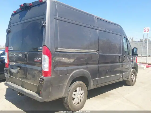 3C6LRVCG9ME531856 — 2021 RAM Promaster 2500 High Roof 136 Wb, фото 4 с аукциона IAAI 14.10.2026, Задняя часть слева