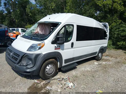 2018 RAM Promaster 2500 Window Van High Roof 159 Wb VIN 3C7WRVPG6JE129937 фото 2