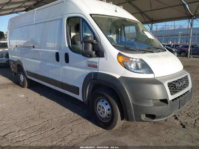 2021 RAM Promaster 3500 Cargo Van High Roof 159 Wb Ext VIN 3C6MRVJG9ME561950 фото 1