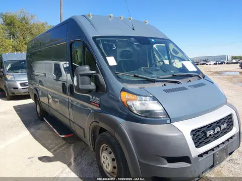 3C6MRVJGXME579339 — 2021 RAM Promaster 3500 Cargo Van High Roof 159 Wb Ext, Left & Right Side, фото до ремонта