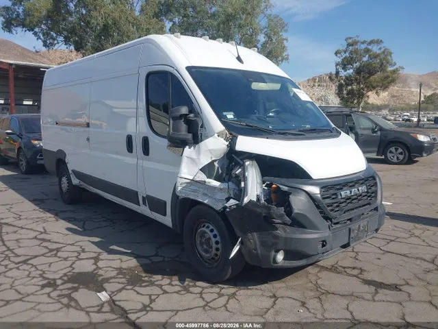 2024 RAM Promaster 3500 Cargo Van Tradesman High Roof 159 Wb Ext W/pass Seat VIN 3C6MRVJG1RE116528 фото 1