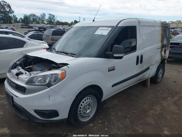 ZFBHRFAB3N6W41596 — 2022 RAM Promaster City Tradesman, фото 2 с аукциона IAAI 30.09.2026, Следы пожара снаружи