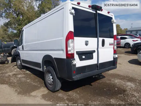 2019 Ram Promaster 1500 Low Roof 136 Wb VIN 3C6TRVAG3KE516494 фото 3