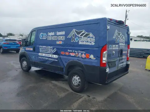 2023 Ram Promaster 2500 Low Roof 136 Wb VIN 3C6LRVVG0PE596600 фото 4