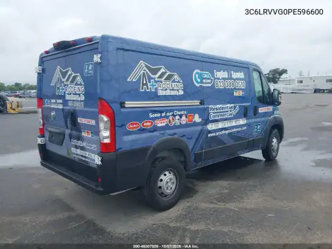 2023 Ram Promaster 2500 Low Roof 136 Wb VIN 3C6LRVVG0PE596600 фото 5