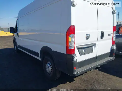 2024 Ram Promaster 2500 Tradesman High Roof 159 Wb W/Pass Seat VIN 3C6LRVDG3RE141907 фото 3