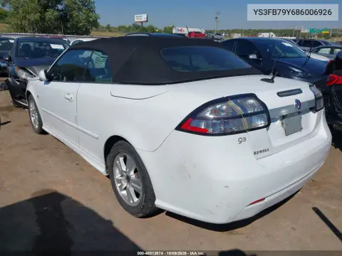 2008 Saab 9-3 2.0T VIN YS3FB79Y686006926 фото 3