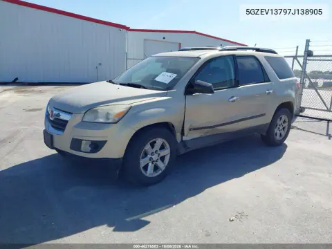 2007 Saturn Outlook Xe VIN 5GZEV13797J138905 фото 2