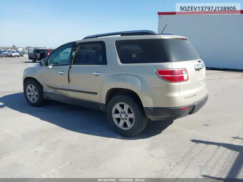 2007 Saturn Outlook Xe VIN 5GZEV13797J138905 фото 3