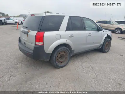 2004 Saturn Vue V6 VIN 5GZCZ63484S874576 фото 4