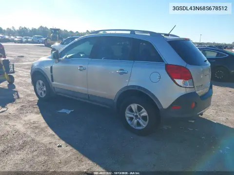 2008 Saturn Vue V6 Xe VIN 3GSDL43N68S678512 фото 3