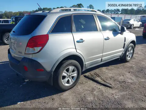 2008 Saturn Vue V6 Xe VIN 3GSDL43N68S678512 фото 4