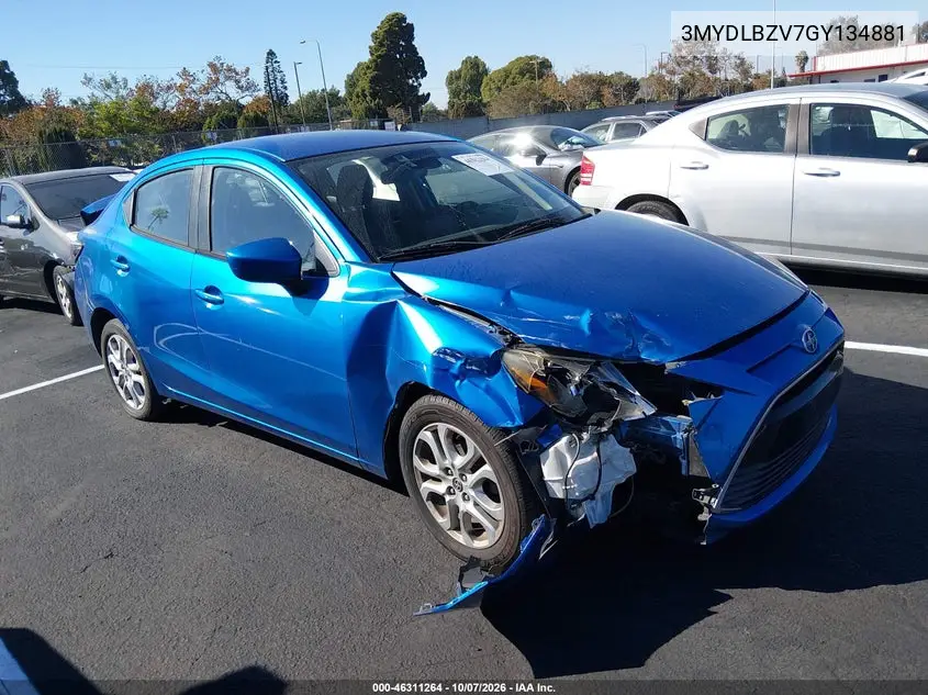 2016 Scion Ia VIN 3MYDLBZV7GY134881 фото 2