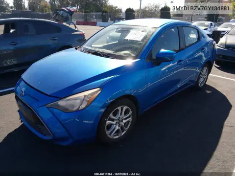 2016 Scion Ia VIN 3MYDLBZV7GY134881 фото 3