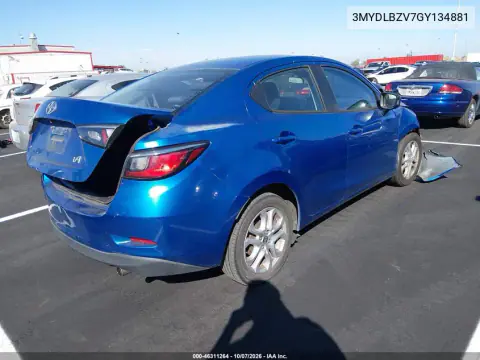 2016 Scion Ia VIN 3MYDLBZV7GY134881 фото 5