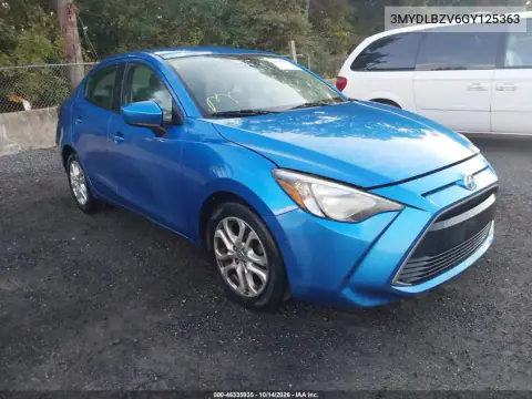 3MYDLBZV6GY125363 — 2016 Scion iA, Передняя часть слева, фото до ремонта