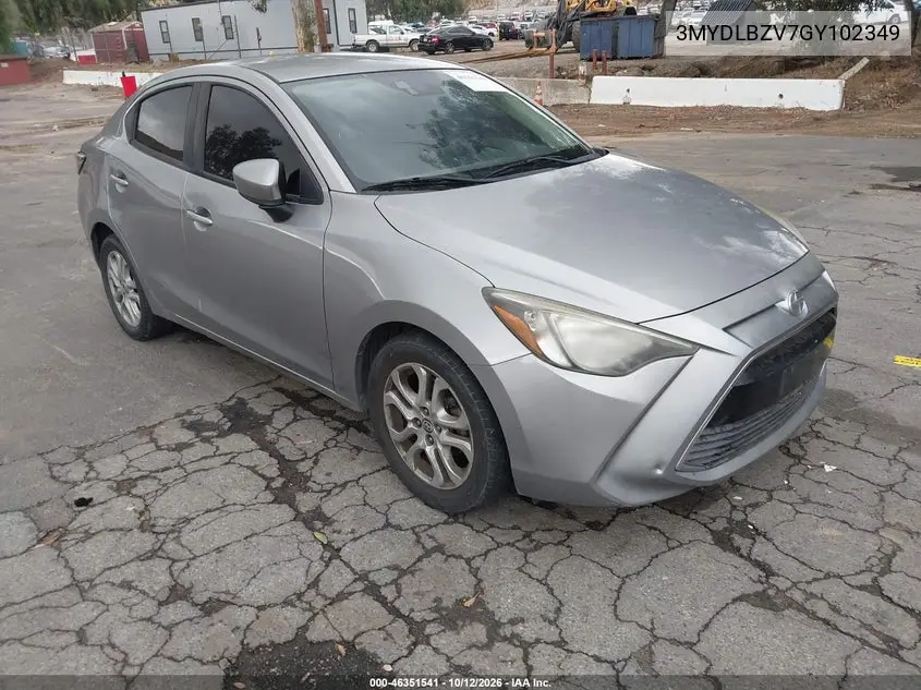 2016 Scion Ia VIN 3MYDLBZV7GY102349 фото 1