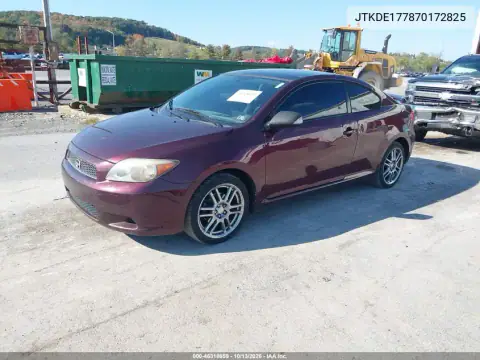 JTKDE177870172825 — 2007 Scion TC, фото 3 с аукциона IAAI, Передняя часть