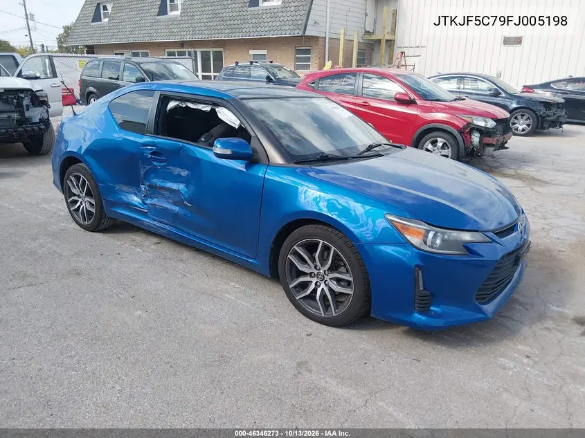 JTKJF5C79FJ005198 — 2015 Scion TC, фото 2 с аукциона IAAI, Передняя часть