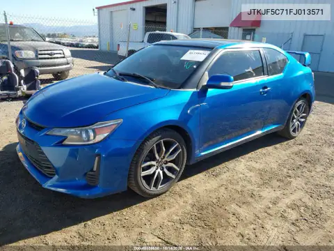 JTKJF5C71FJ013571 — 2015 Scion TC, фото 3 с аукциона IAAI, Правый бок