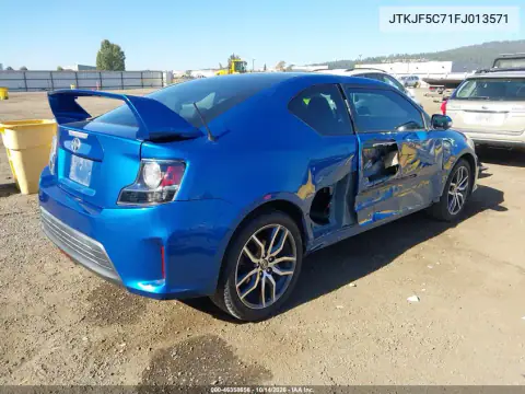JTKJF5C71FJ013571 — 2015 Scion TC, фото 5 с аукциона IAAI, Правый бок