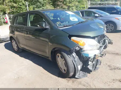 JTKKU4B42C1016602 — 2012 Scion xD, Передняя часть, фото до ремонта