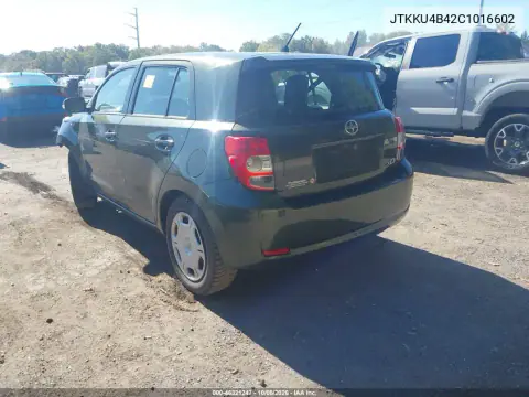 2012 Scion Xd VIN JTKKU4B42C1016602 фото 3