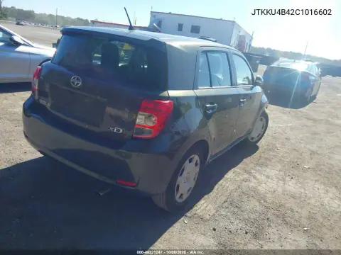 2012 Scion Xd VIN JTKKU4B42C1016602 фото 4