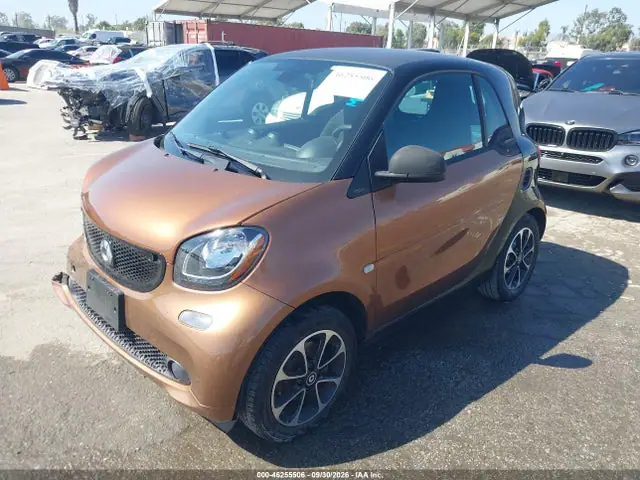 WMEFJ5DA1GK067164 — 2016 Smart Fortwo Passion/Prime/Proxy/Pure, фото 2 с аукциона IAAI 14.10.2026, Передняя часть справа