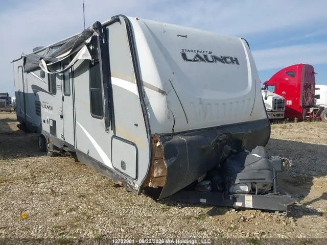 1SABS0BR3H2JE5151 — 2017 Starcraft 24RLS, Передняя часть (Front), фото до ремонта