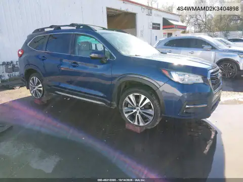 4S4WMAMD2K3404898 — 2019 Subaru Ascent, Левый бок, фото до ремонта