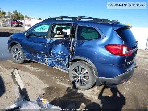 4S4WMAMD2K3404898 — 2019 Subaru Ascent, фото 3 с аукциона IAAI, Левый бок