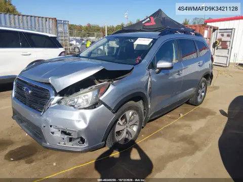 2019 Subaru Ascent Premium VIN 4S4WMAFD9K3421128 фото 3