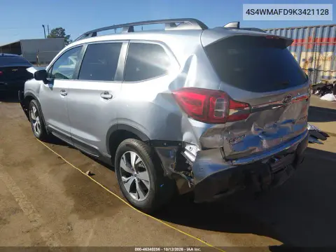 2019 Subaru Ascent Premium VIN 4S4WMAFD9K3421128 фото 4