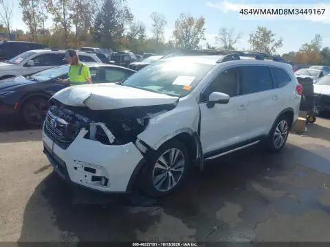 2021 Subaru Ascent Limited VIN 4S4WMAMD8M3449167 фото 2