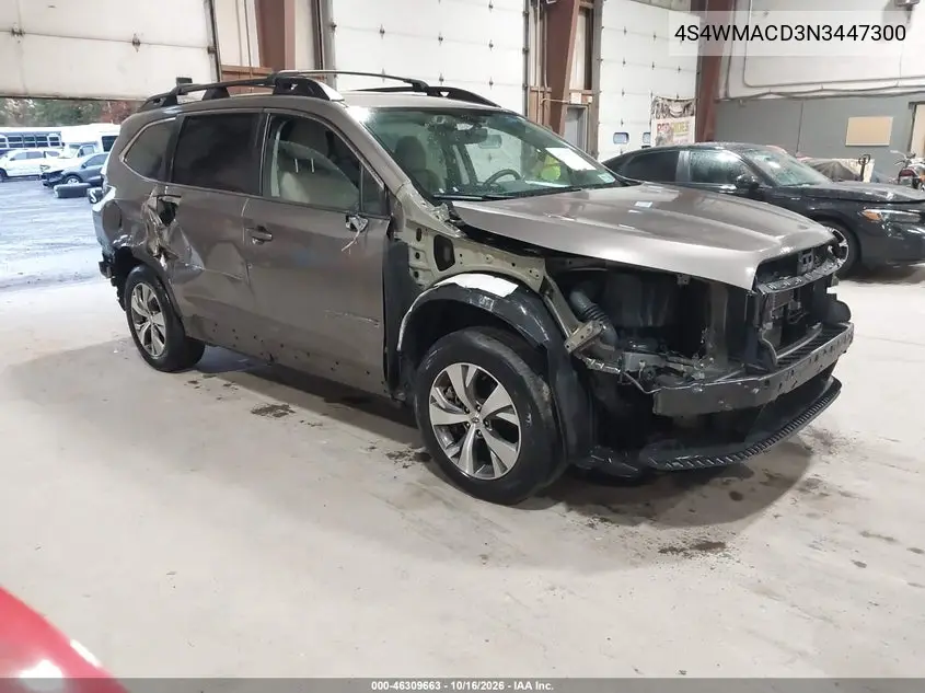 4S4WMACD3N3447300 — 2022 Subaru Ascent, фото 2 с аукциона IAAI 18.10.2026, Задняя часть справа