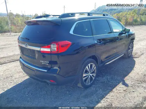 4S4WMAMD0N3417430 — 2022 Subaru Ascent, фото 5 с аукциона IAAI, Передний левый