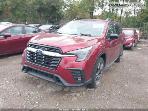 4S4WMANDXR3438077 — 2024 Subaru Ascent, фото 2 с аукциона IAAI, Передняя часть справа
