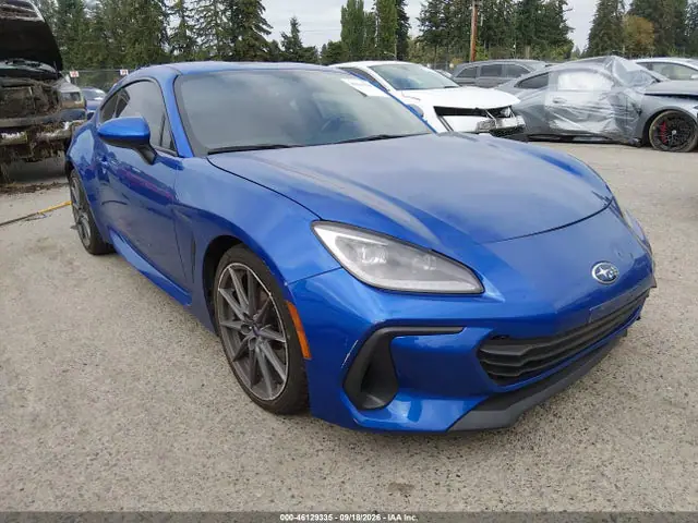JF1ZDBF15N8702207 — 2022 Subaru Brz Limited, Передняя часть слева (Left Front), фото до ремонта