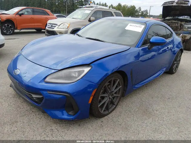 JF1ZDBF15N8702207 — 2022 Subaru Brz Limited, фото 2 с аукциона IAAI 30.09.2026, Передняя часть слева